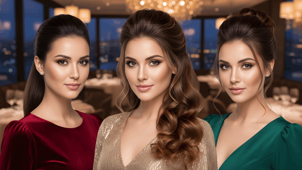 Choosing the Perfect Hairstyle for a Glam Dinner Date